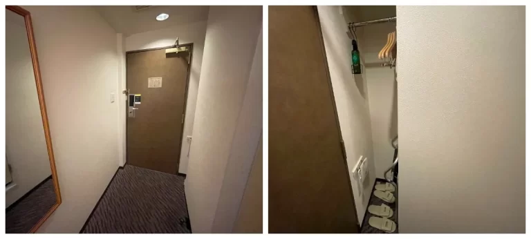 センタホテル成田　客室　入り口付近