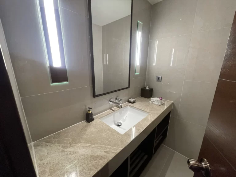 客室入口横の洗面台