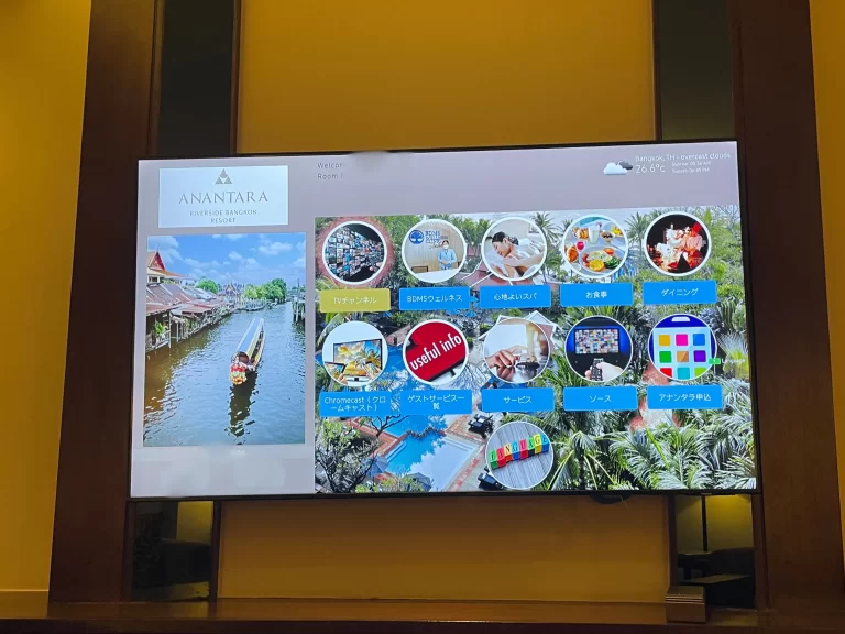 リビングルームのテレビ