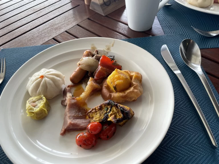 あっぷるの選んだテラス側の料理