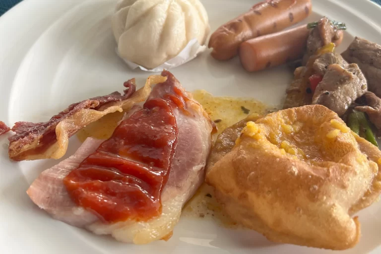 れもんの選んだテラス側の料理