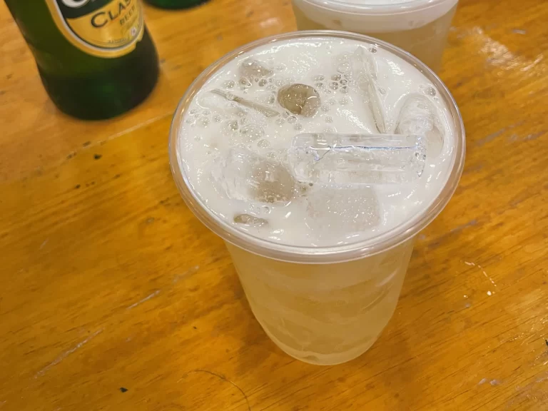 ビール　氷入り