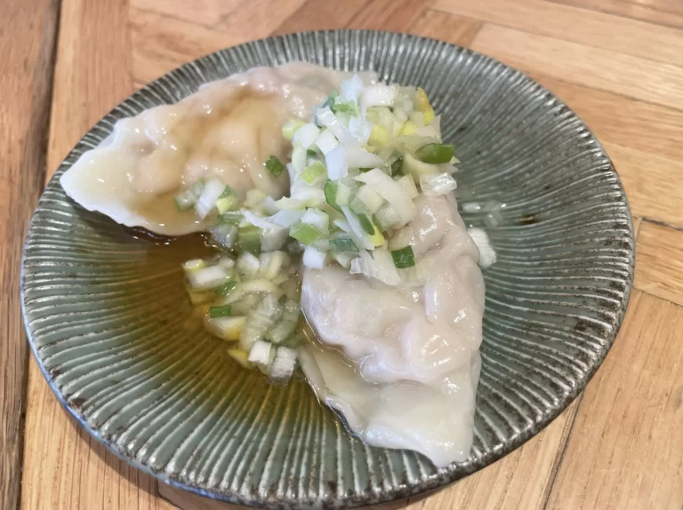 柚子と生姜の水餃子