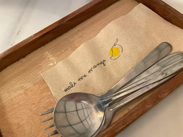 ナプキンとカトラリー