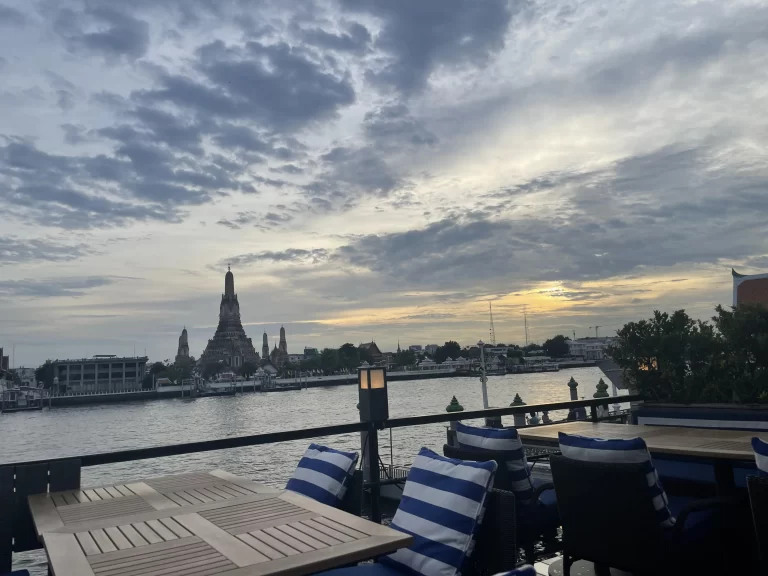 入店直後のルーフトップからの眺め