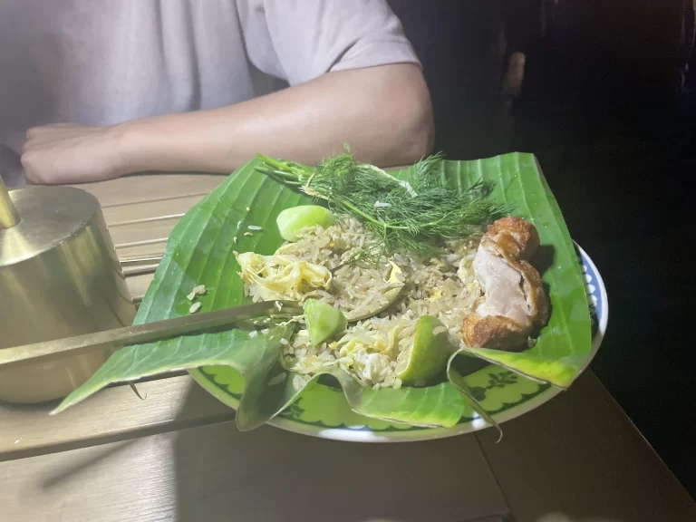 チキンチャーハンのお米