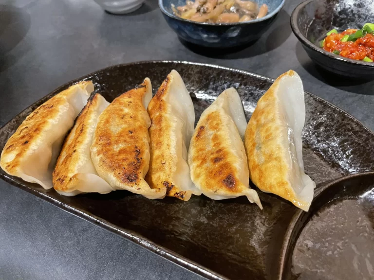 普通の宇都宮焼き餃子（6個 550円）方