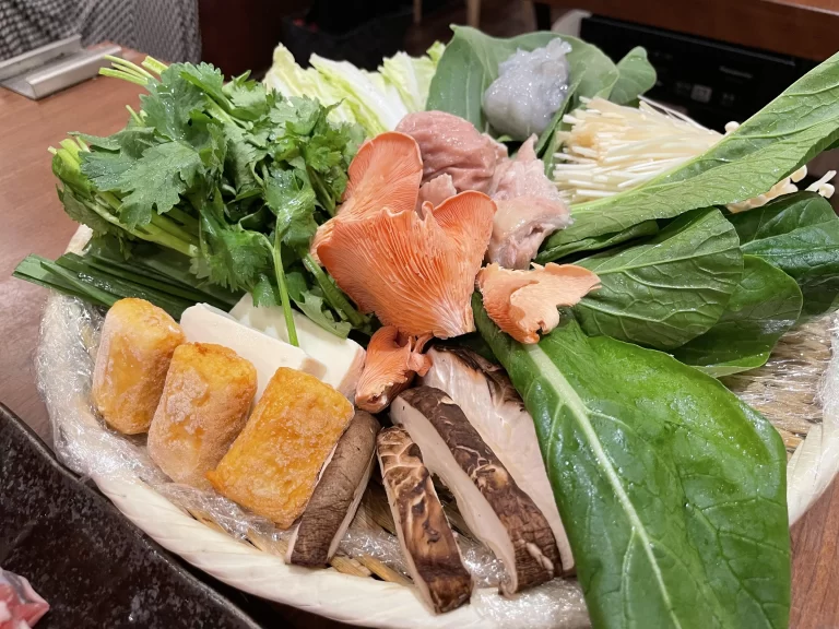 モツ野菜きのこ盛り合わせ