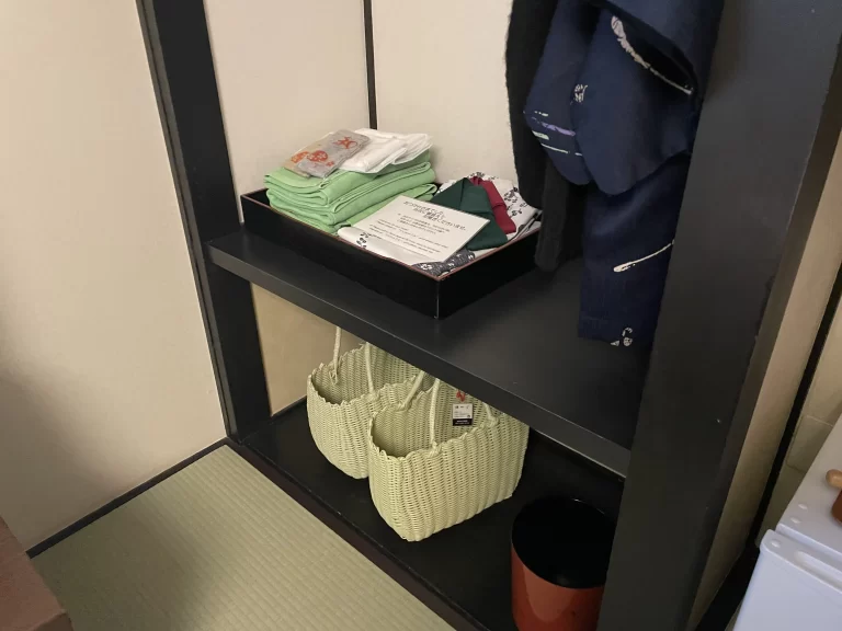 浴衣・タオル・湯めぐりにぴったりのカゴ