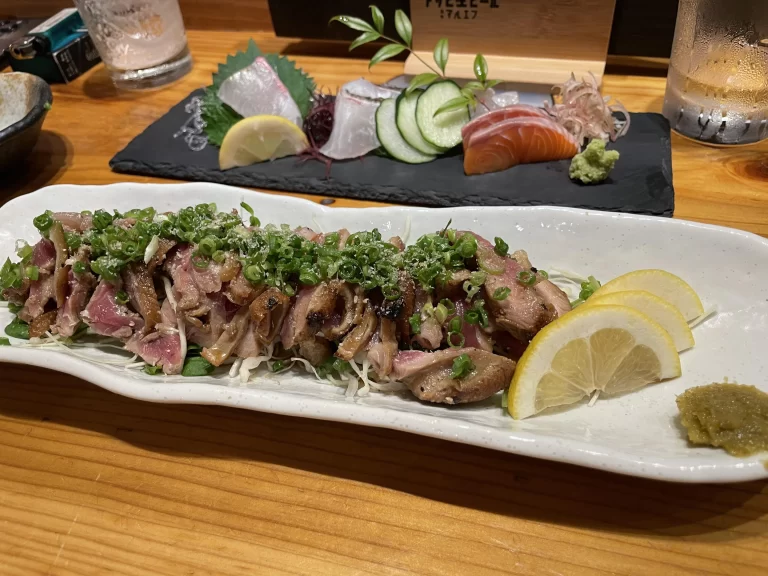 華味鶏炙りたたき