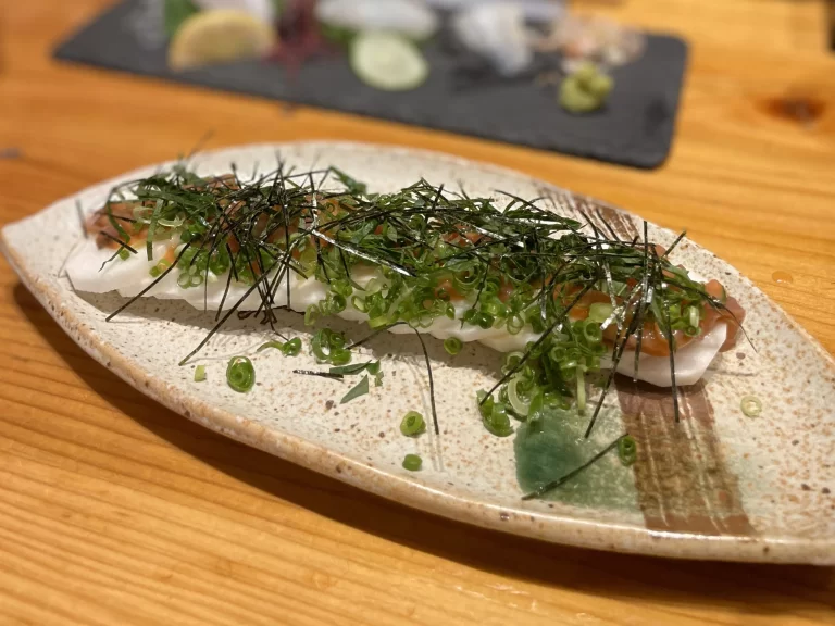 イカ塩辛と長芋