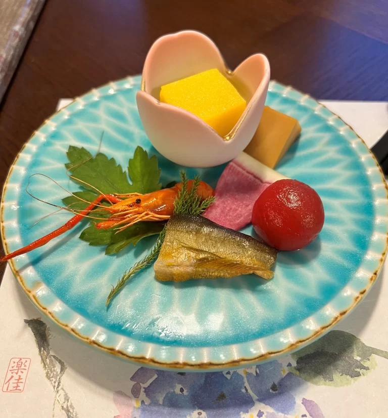 絹の渓谷　碧流　前菜