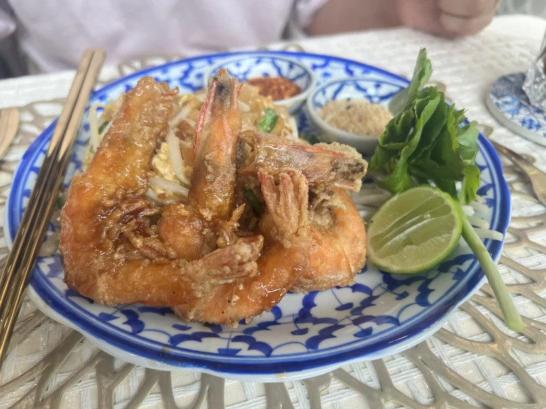 パッタイのエビ