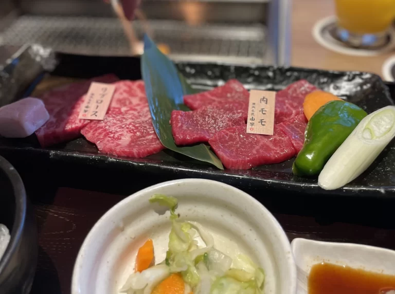 日替わり山形牛は「リブロース」と「内モモ」