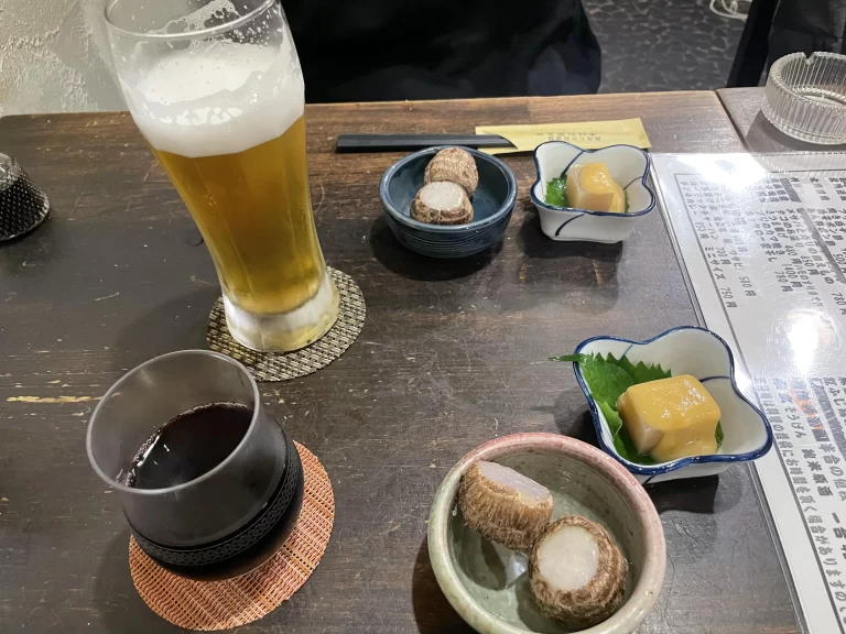 １杯目とお通し