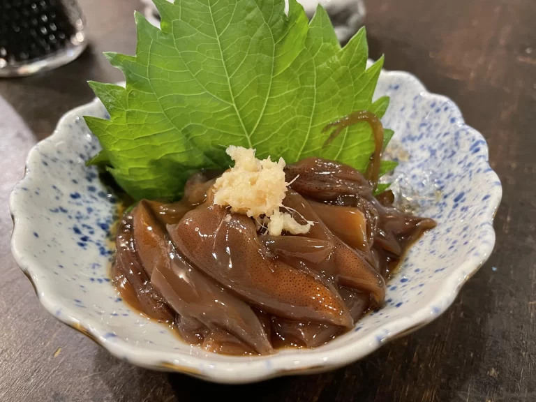 生ホタルイカの醤油漬け