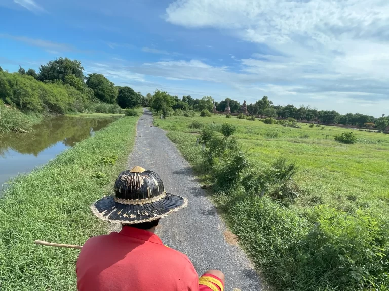 AYODIA ELEPHANT CAMPでゾウ散歩