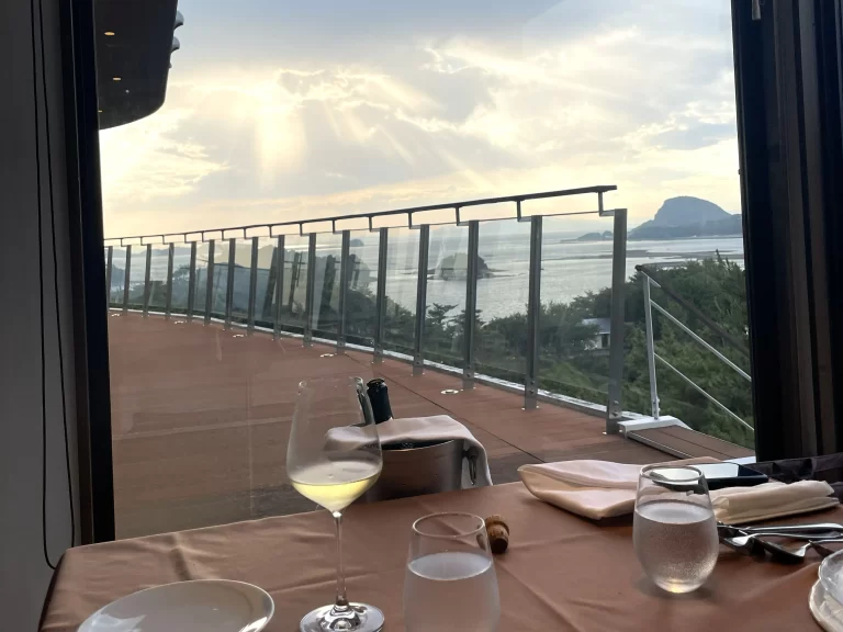 個室からの景色①