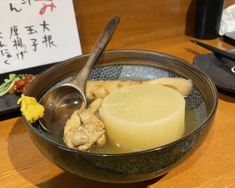 鶏出汁おでん　お任せ３点盛り