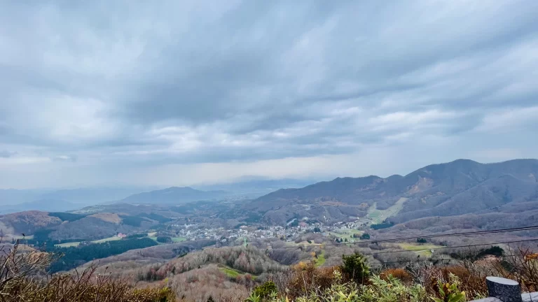 山頂からの景色