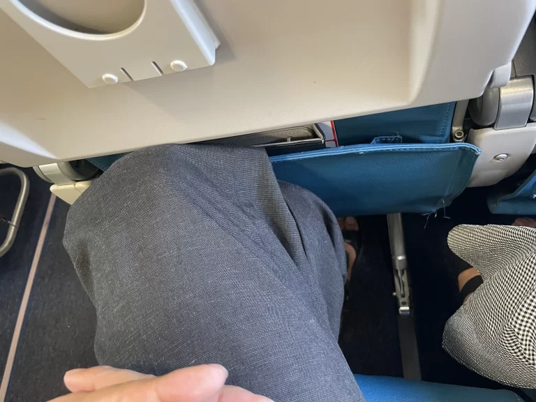 Air Asiaの座席間隔