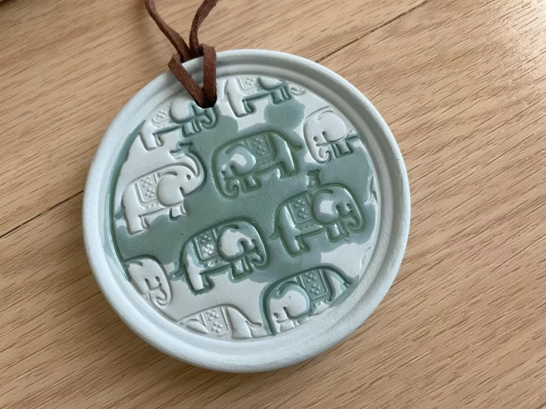 アロマオイルを垂らした様子