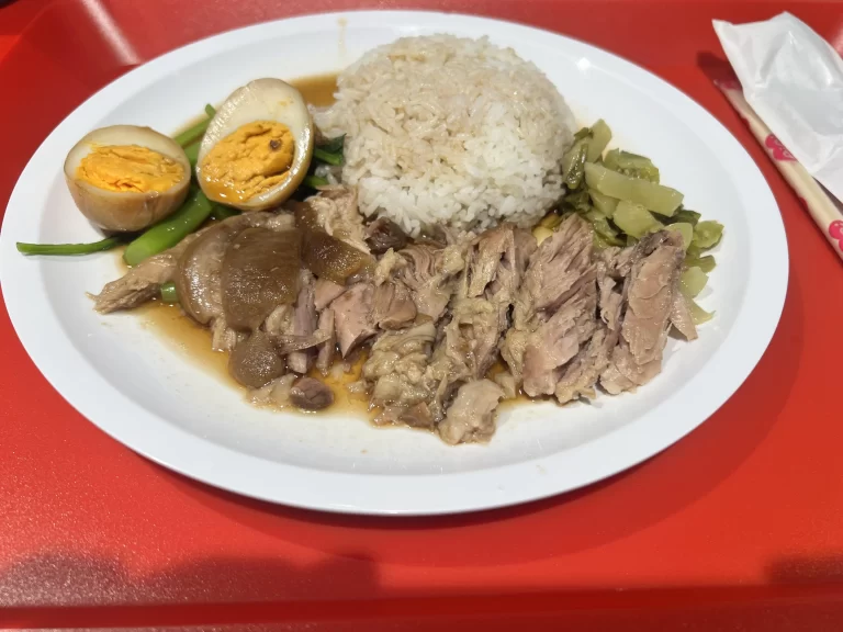 Stewed Pork Hock served with Rice