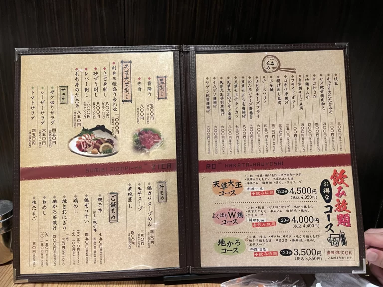 料理メニュー①